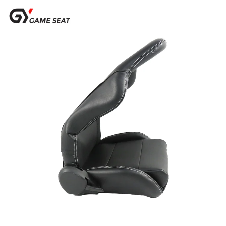 Universal Adjustable Luxury PU Leather Fabric Sport Simulator Bucket Racing Car Seats