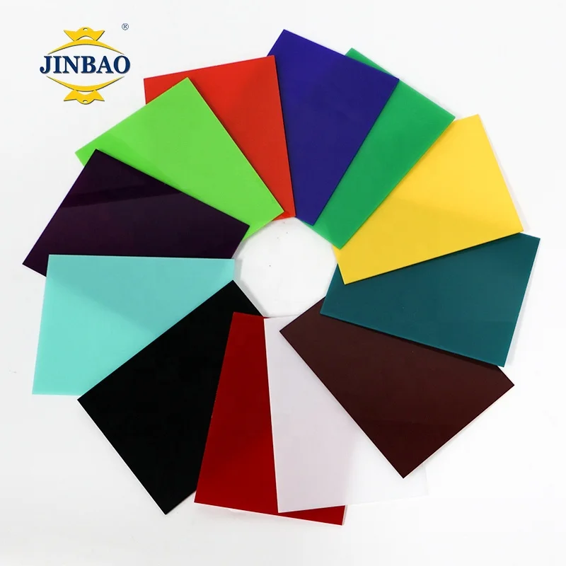 JINBAO, лидер продаж, 100% чистый материал, лист акрила, 3 мм, желтый для машины