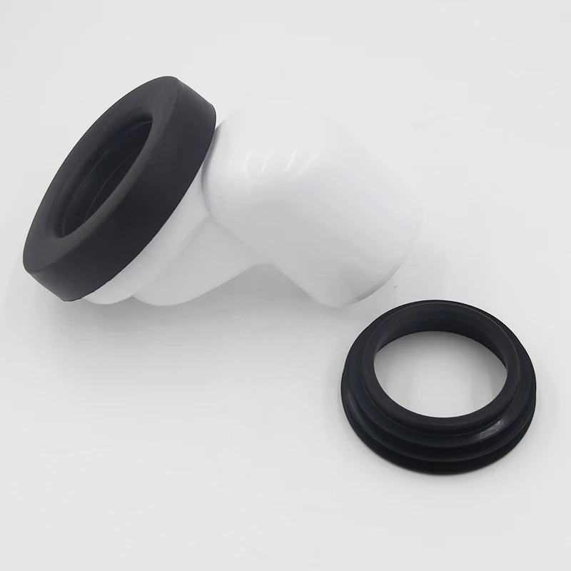 Bathroom Toilet WC Pan Connector Rubber Gasket Seal Toilet offset Connector Rubber Gasket