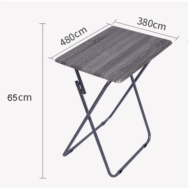 Hot Pink MDF Foldable Desk Portable Small Folding Table