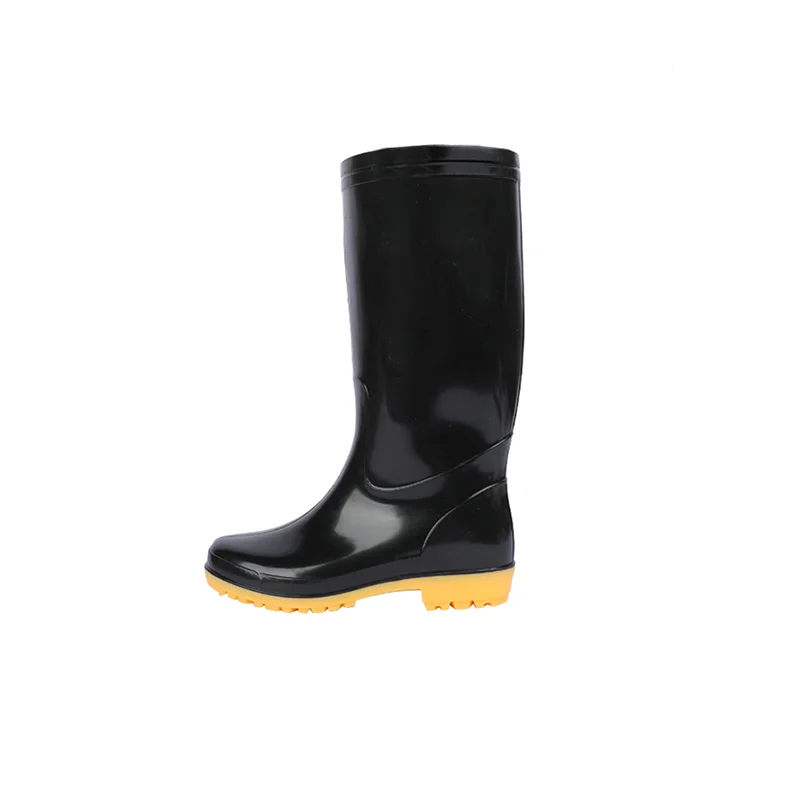 2022 New Design Safety Light Working PVC Material Ankle Rain Boots