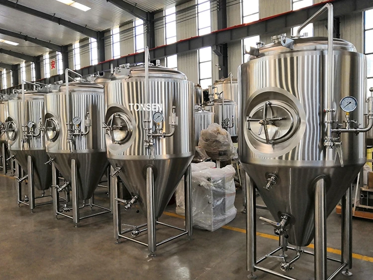 Tonsen beer brewing equipment mash system turnkey project for craft beer making
