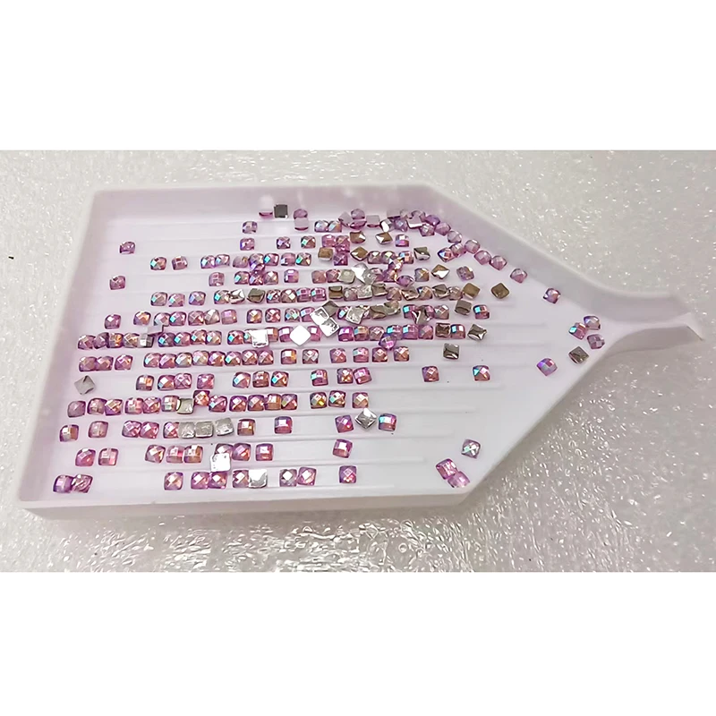 New DMC 958# square crystal AB beads resin crystal diamond drills AB diamond puzzle accessories