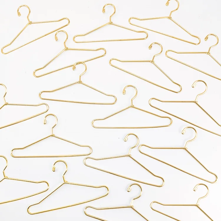 Wholesale metal hanger doll clothes mini hanger BJD doll accessories