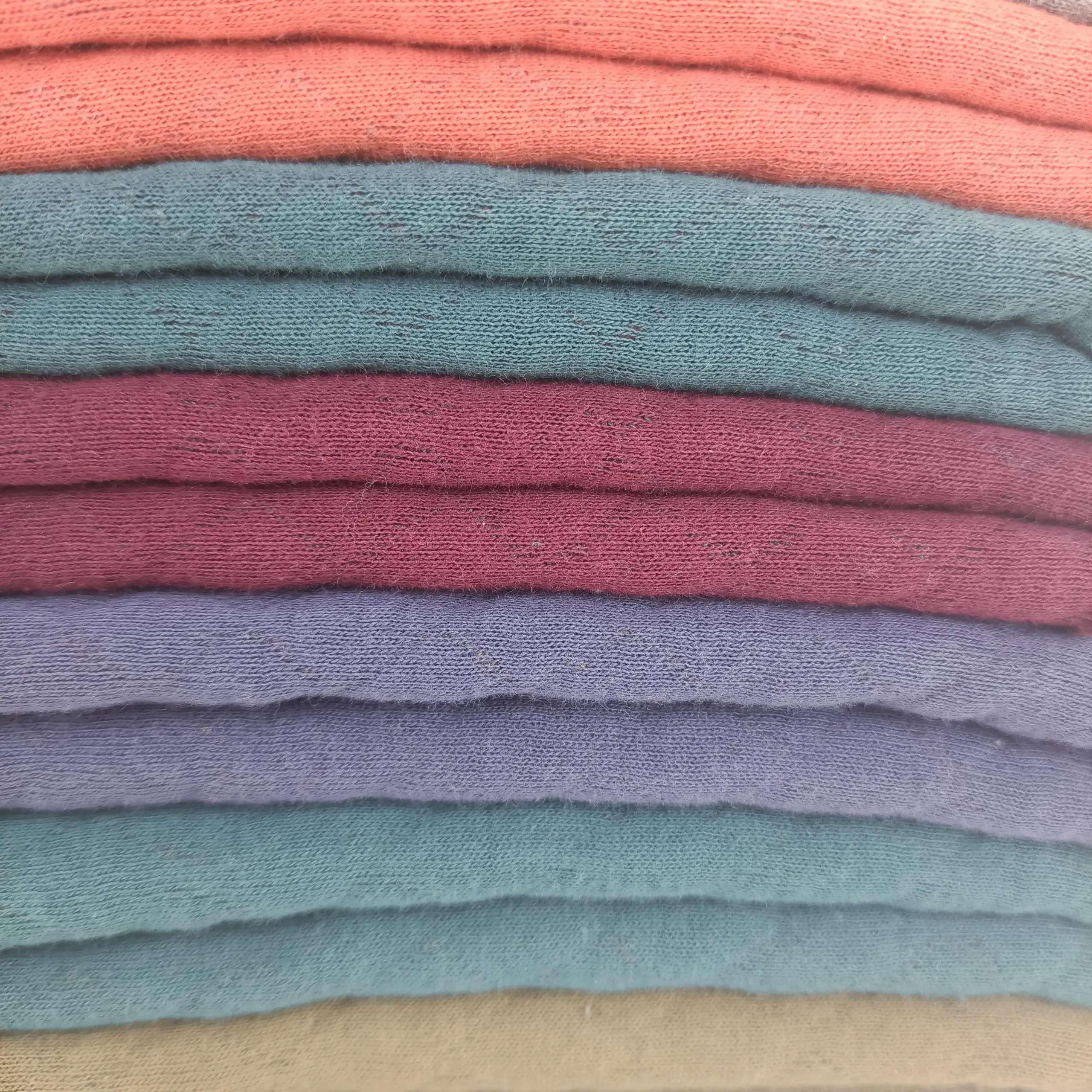 Yunda New Design 78%Cotton 22%Polyester Lining Fabric Jacquard Fabric Knitted Quilting Fabric For Garment