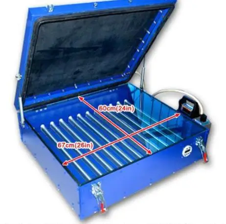 PCB resin lamp exposure curing screen printing plate making LED ultraviolet vacuum suction plate machine