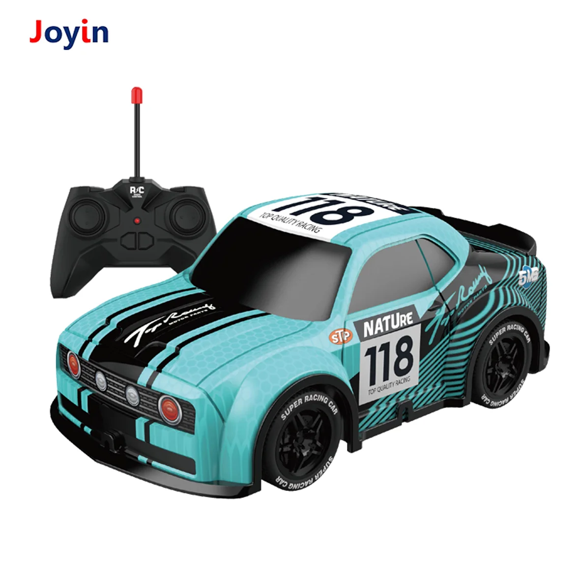 27 Mhz Cartoon RC Racing Rally Car Off Road Hobby Mini Radio Remote Race Car with Cool Light Up Birthday Christmas Gifts