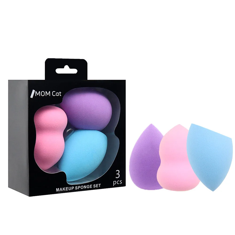 New Products Different Color Wholesale High Quality Super Soft Makeup Sponge Custom Logo Blender Microfiber Sponge