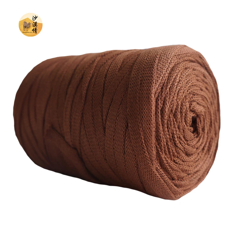 Крупная плоская пряжа из полиэстера, ручное вязание, супер гигантская бесшовная пряжа из полиэстера