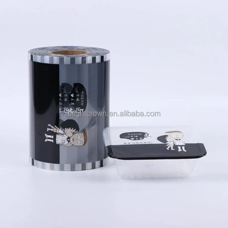 Soft PE Heat Sealing PET Printing Cup Sealing Film Roll for Packaging Juices Milks Candies Food Items