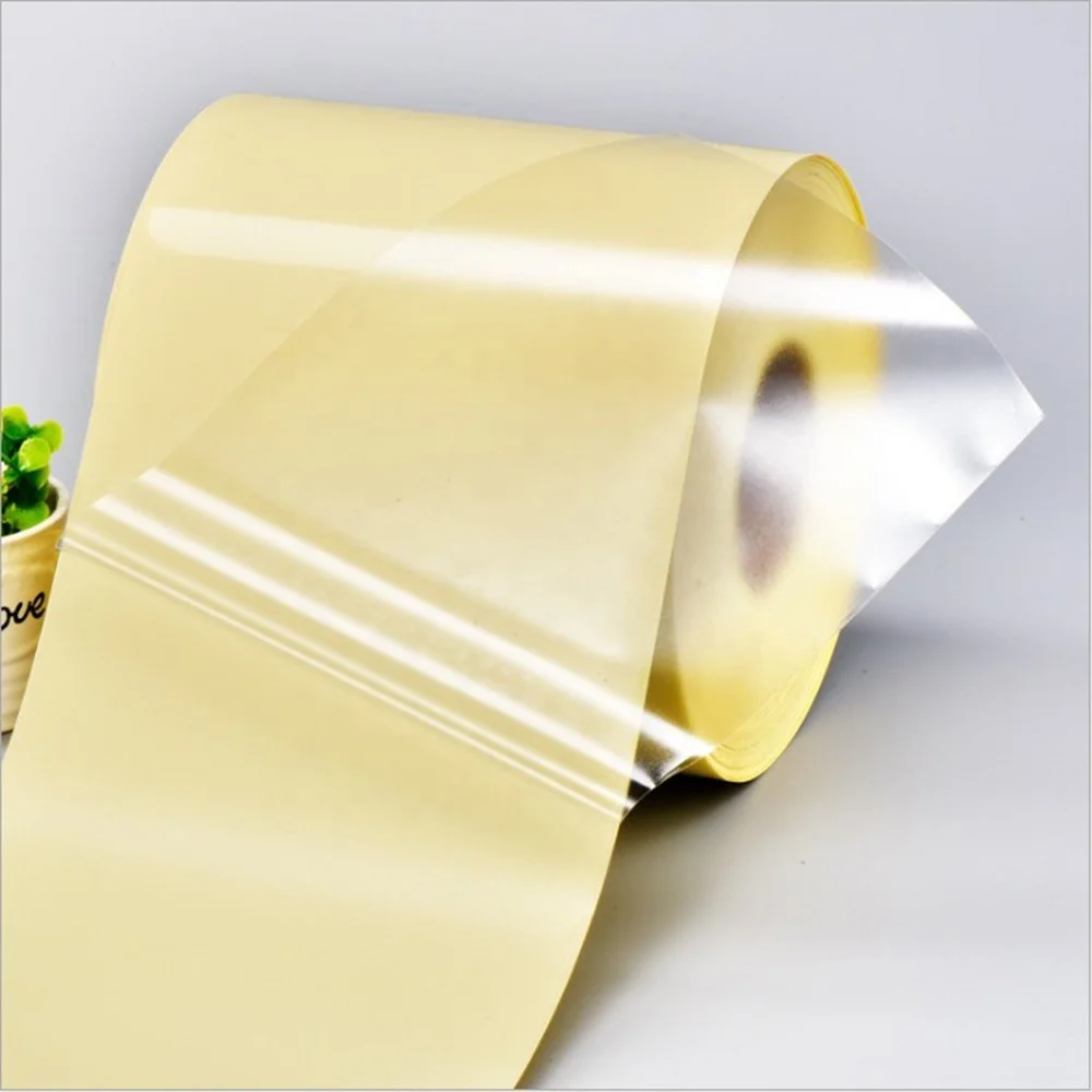 Self Adhesive Waterproof Transparent PVC Film Sticker Label Paper