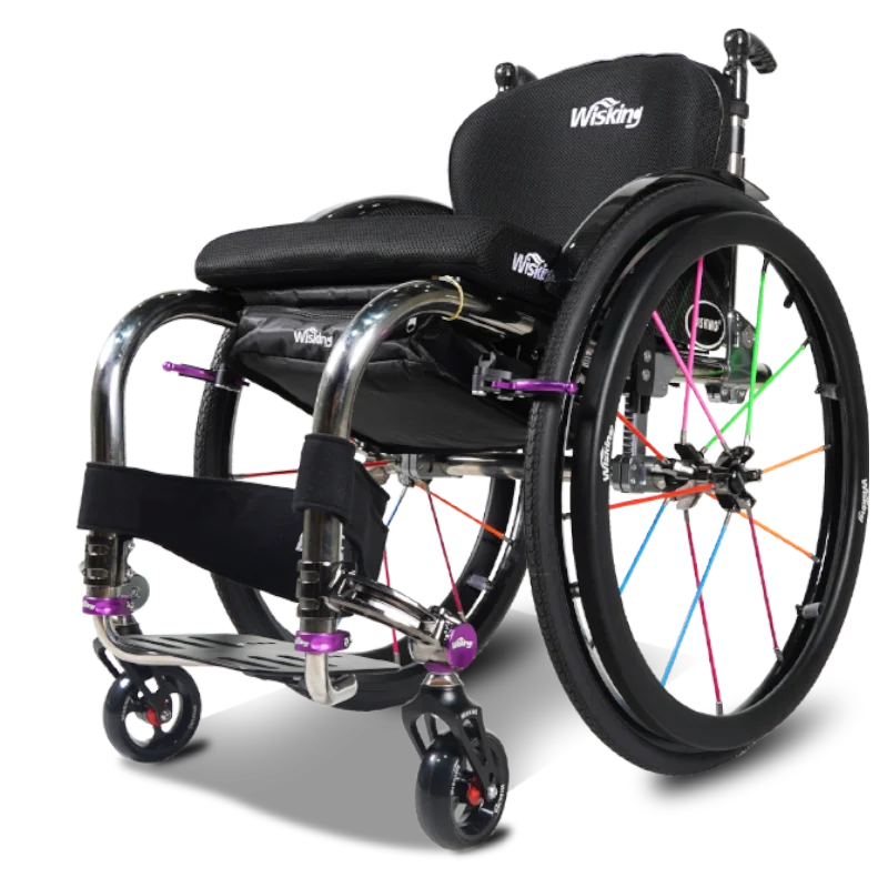 Wisking TI9S легкая титановая инвалидная коляска с CE ISO для инвалидов