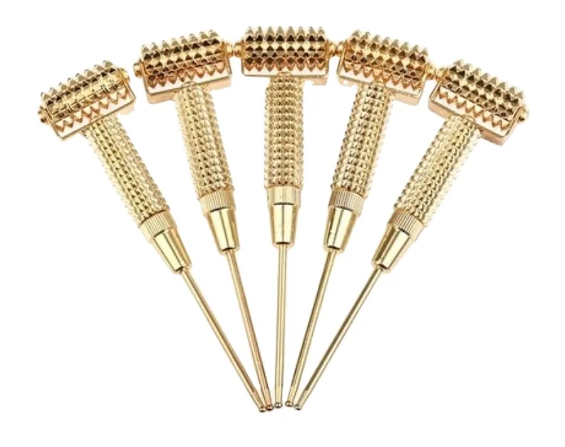 Best Selling Products Metal Pure Copper Guasha Massager Acupressure Point Acupuncture Gua Sha Roller For Beauty