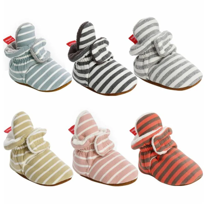 Лидер продаж; Теплые хлопковые носки в полоску для новорожденных; Домашние носки для мальчиков и девочек; Носки для малышей