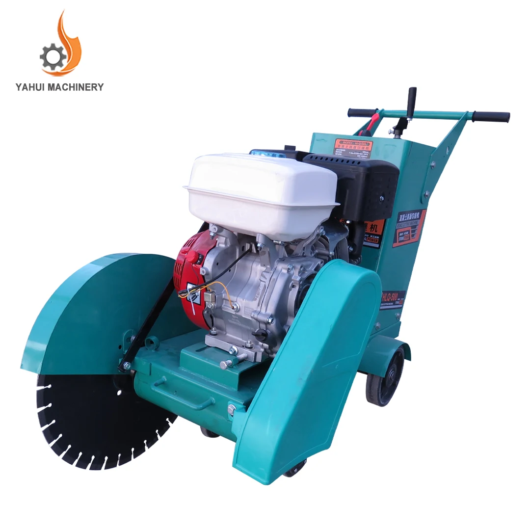 Gasoline 500  hot sale Hand Push Road Saw, Concrete Pavement Cutter