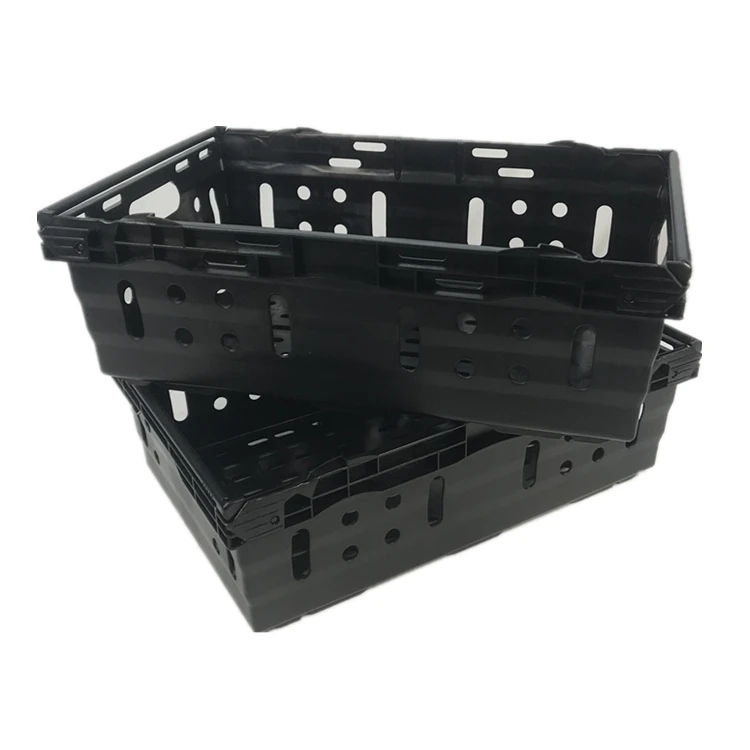Manufacturer wholesale 45L middle size China high quality export dedicated stackable PP plastic moving crate for sale