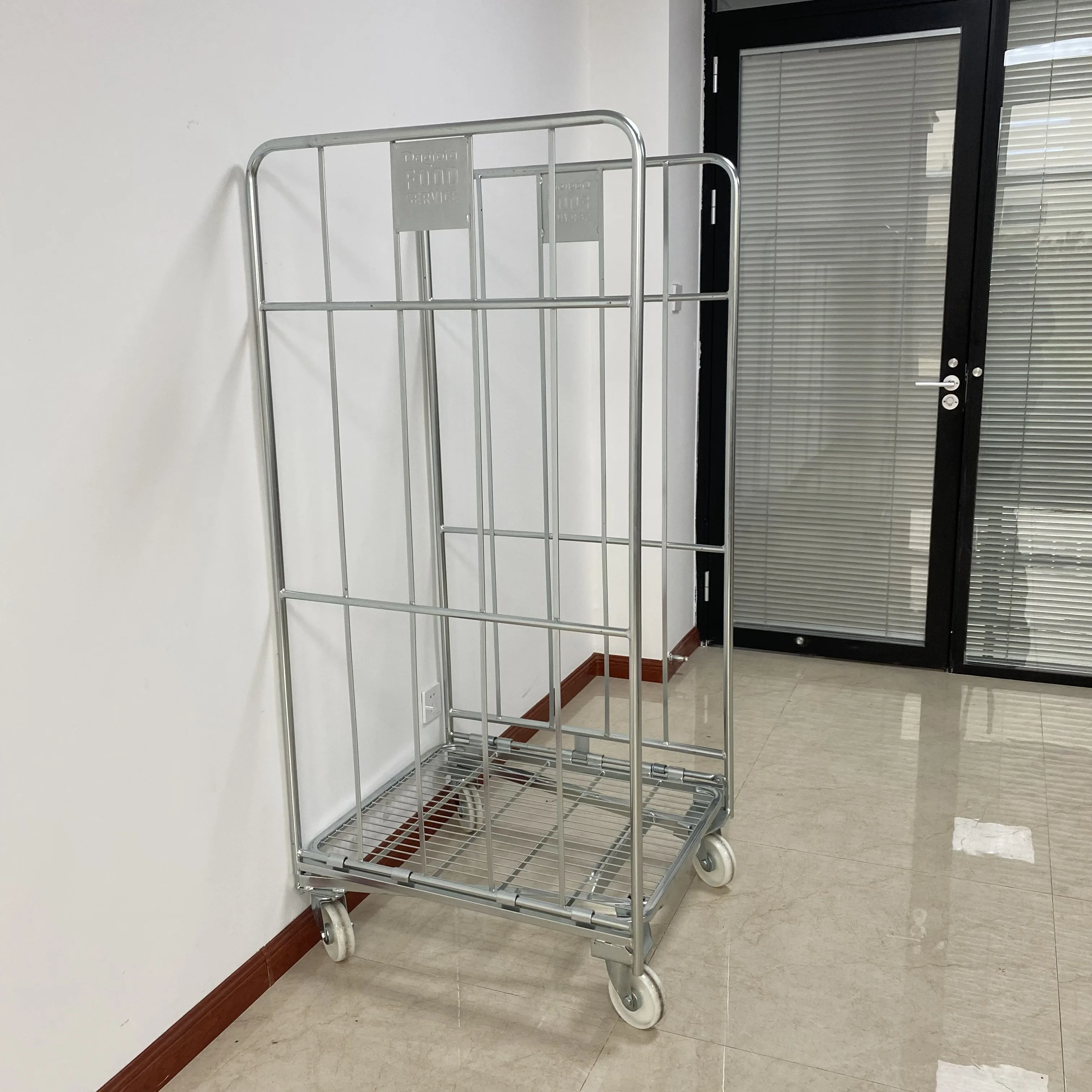 Прямая поставка с завода, новый дизайн, двухсторонние рулонные поддоны для склада