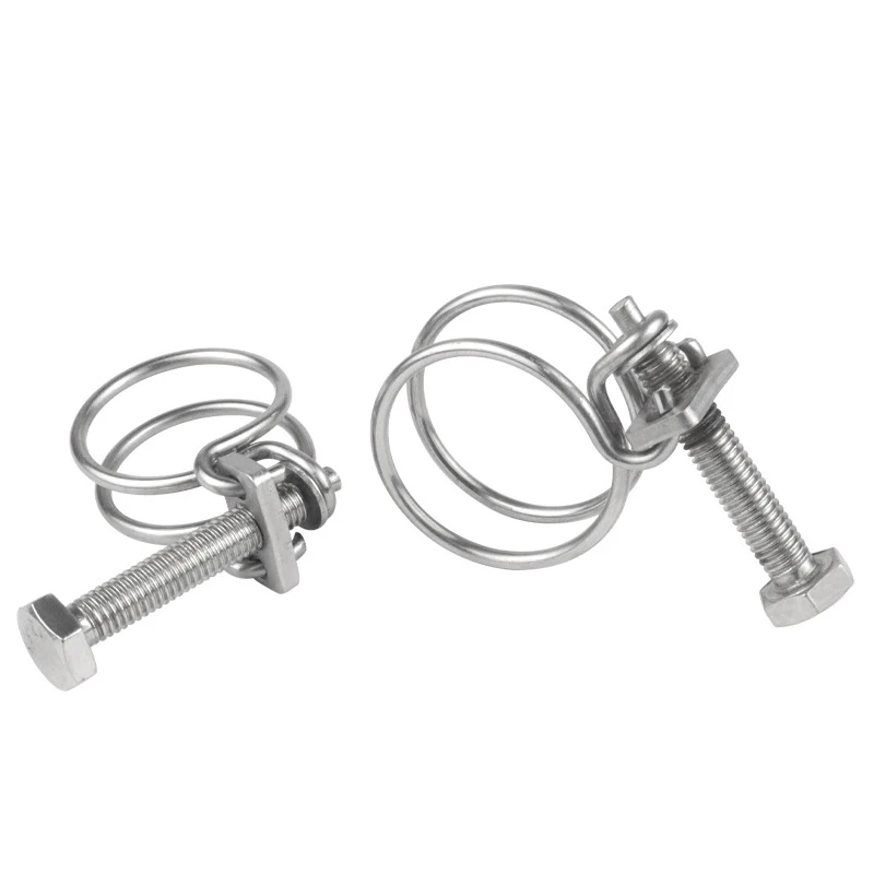 Factory supply Stainless Steel Double wire hose clamp