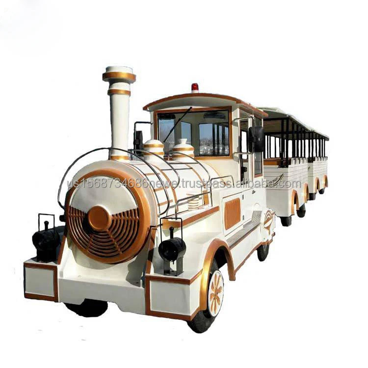 Commercial Tourist Attraction Road Trackless Train Ride Commercial Electric Train Amusement Park Manufacturer
