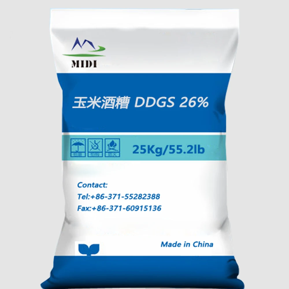 Feed Additive Corn DDGS 26%  Grain for Nutrition All Animal Species Packaged Bags