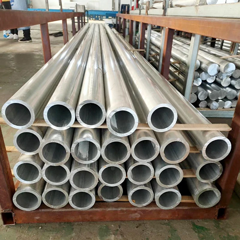 Anodized Aluminum round Tube 7075 T6 Aluminium pipe 7075 Extruded Aluminum Tube for sale
