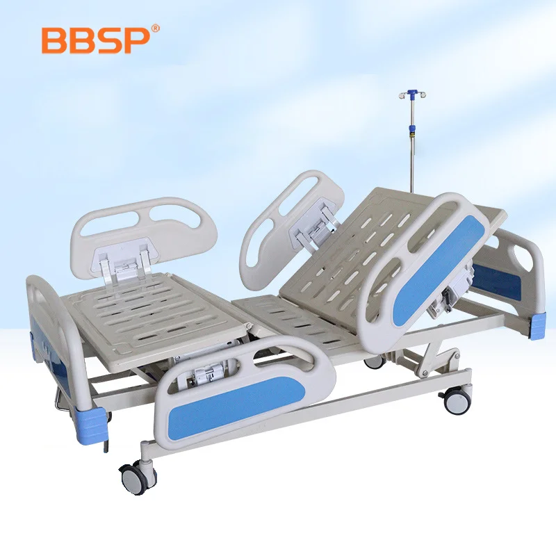 Manufacturer Directly Supply 3 Cranks Manual Patient Medical Bed for Hospital