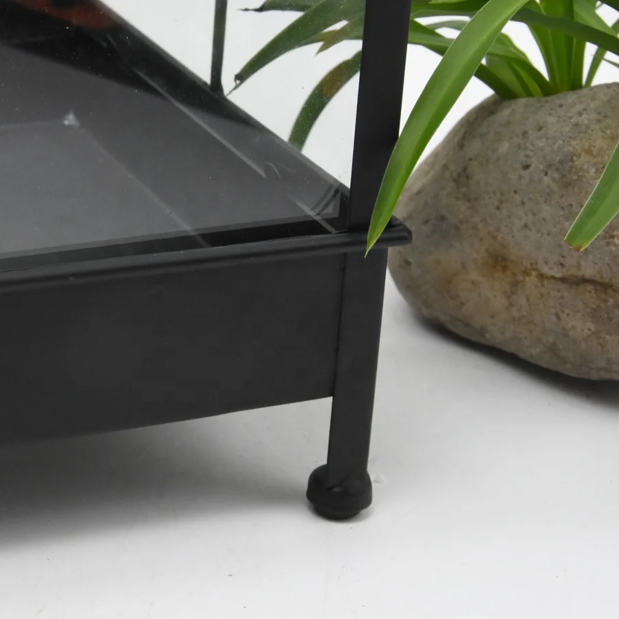 Modern Metal Glass succulent Plant Terrarium, Indoor Home And Garden Mini Metal Glass Terrarium Greenhouse For Flower Plant