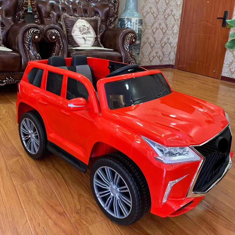 2021 a big vintage remote control sport lx570 toy cars boys car for children electric ride on toys