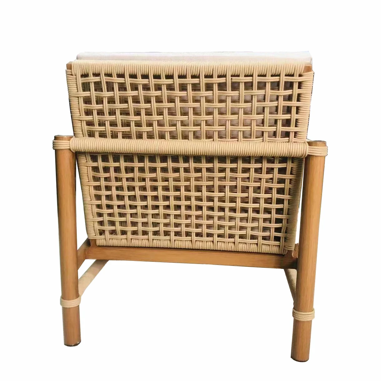 China furniture factory customized modern dining room cane wood chair