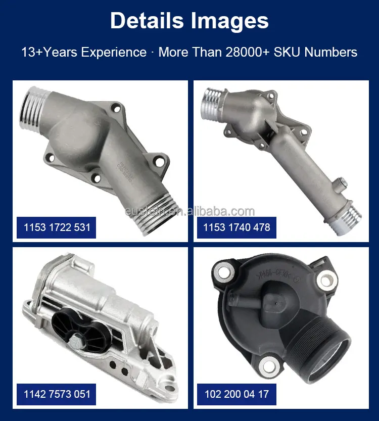 11518516203 Auto Cooling System Engine Thermostat Housing For BMW F07 F11 F20 F21 F90 F91 F92 F93 F30 F80