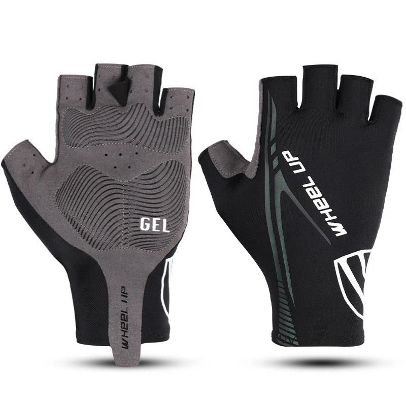 Factory Wholesale Cheap Custom Logo Anti-shock Half Finger Dirt Mountain Bicycle Cycling Gloves For Bike Riding