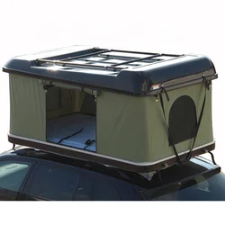 Thick ABS Hard Shell Car Roof Top Tent For Jeep Wrangler Roof Top Tent For 2-3 People Roof Top Tent Hard Shell