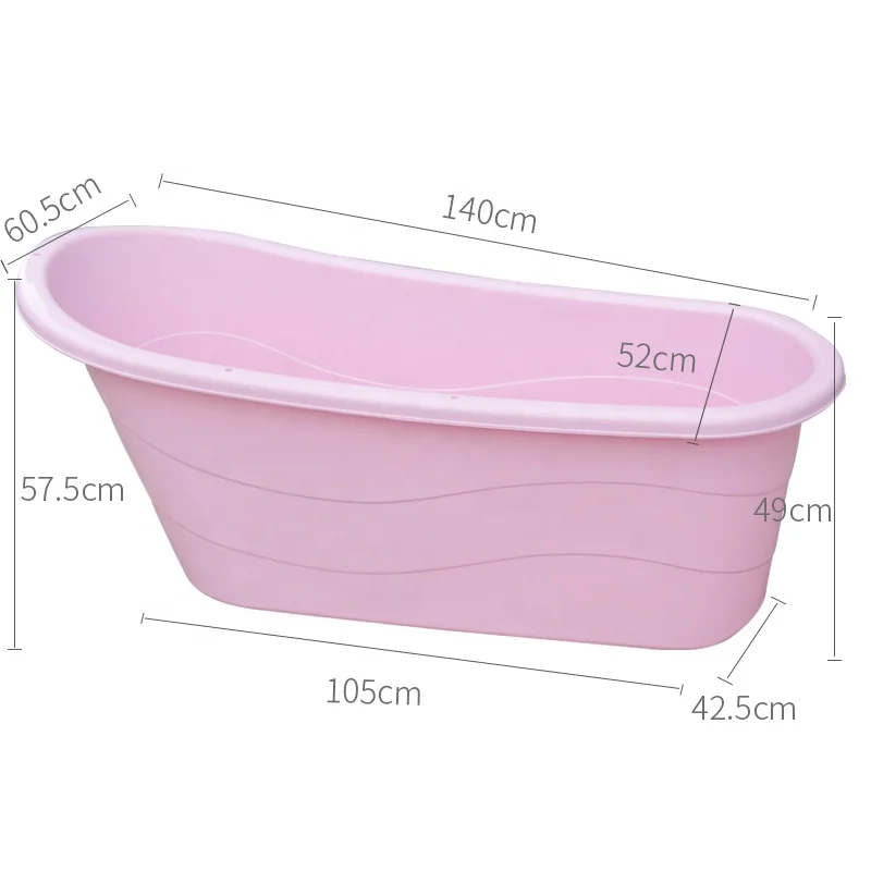 Горячая распродажа, портативная индивидуальная пластиковая Ванна для взрослых, отдельно стоящая Ванна