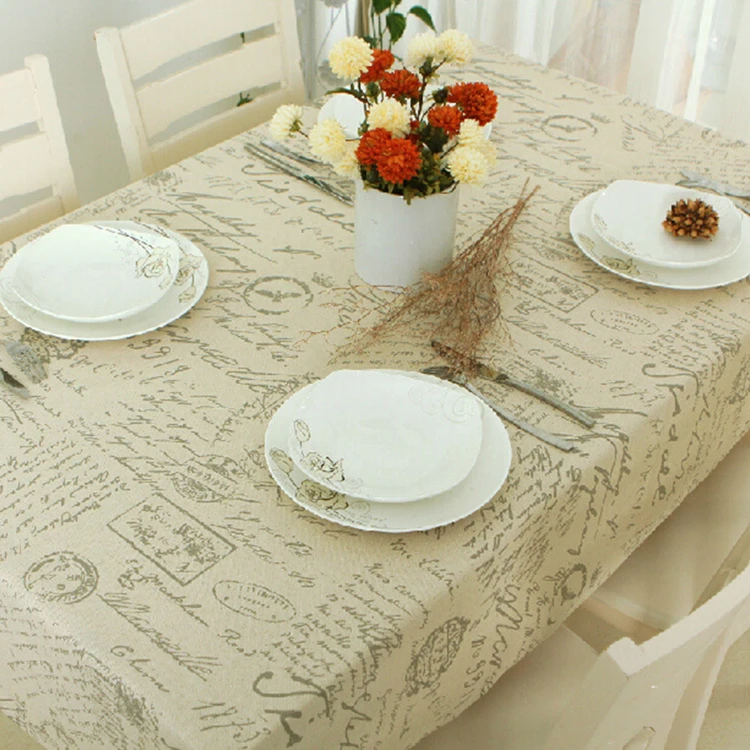Good price custom fabric waterproof tablecloth for party
