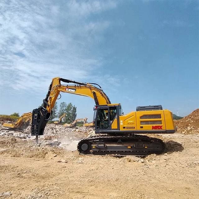 Large scale 60 ton excavator for mining energy saving and oil saving excavator