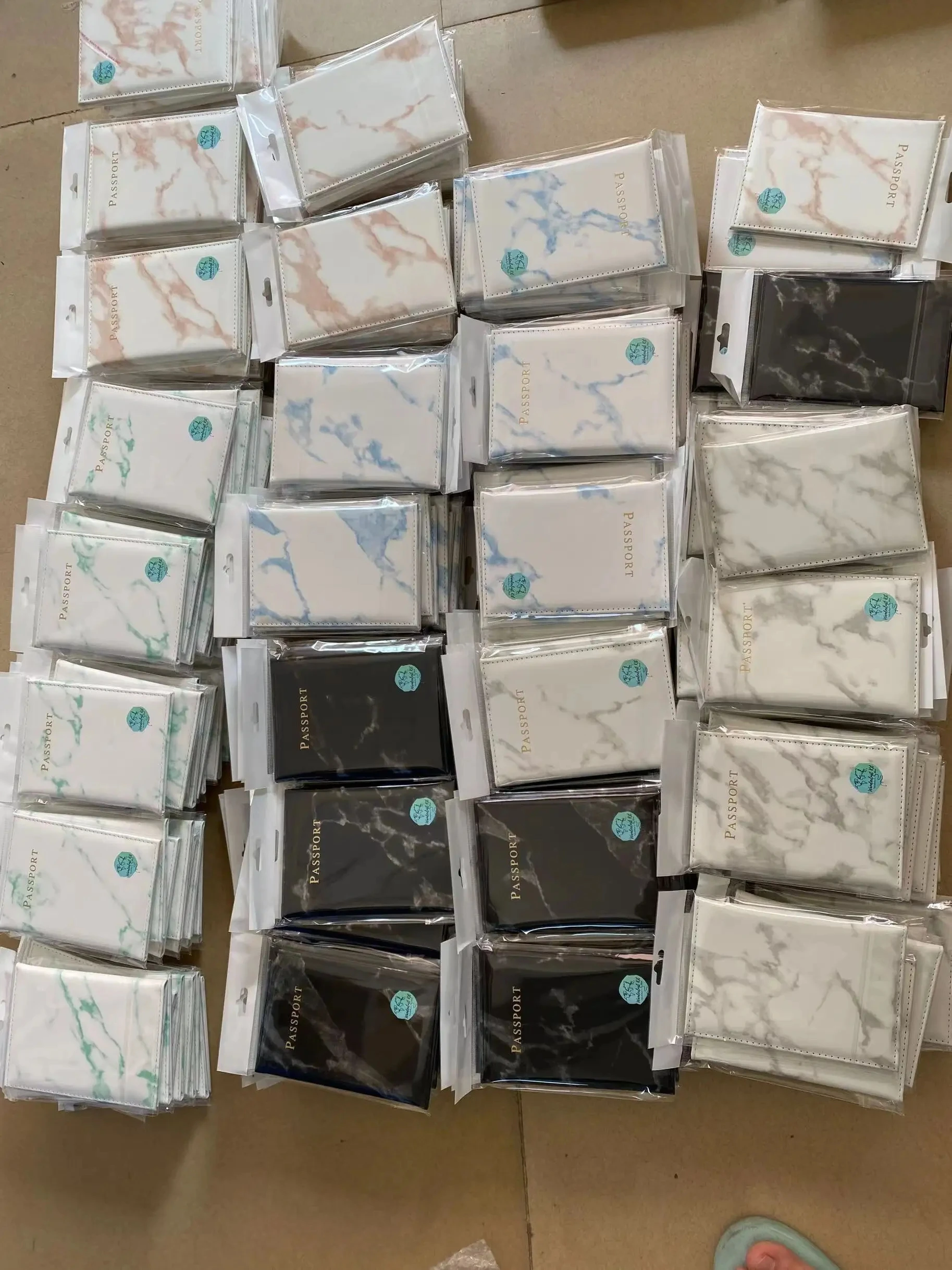 Fashion Women Marble Passport Holder Wholesale Travel Marble Cover For Passport