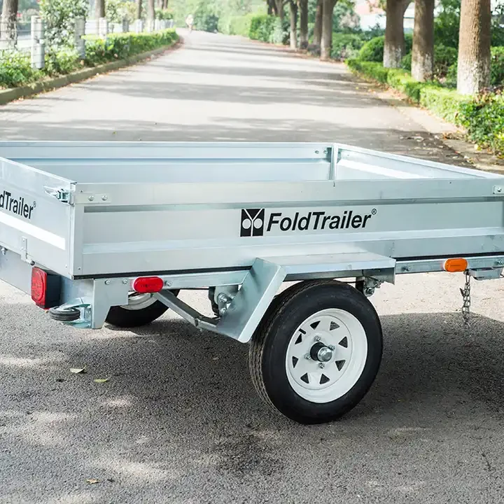 LightWeight Aluminum 6 x 4 Galvanised Transportation Trailer and Car Use Folding Utility Trailer For Sale