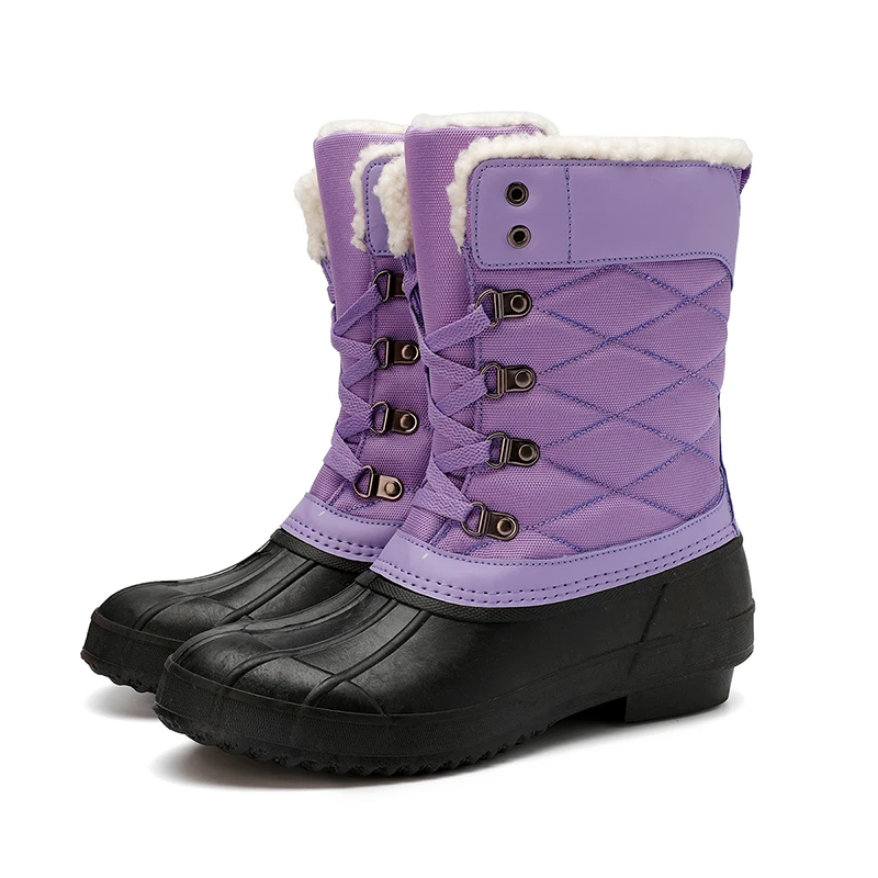 2022 New Women Winter Thermal Duck Boots Latest Plush Cotton Fur Non-slip Snow Boots