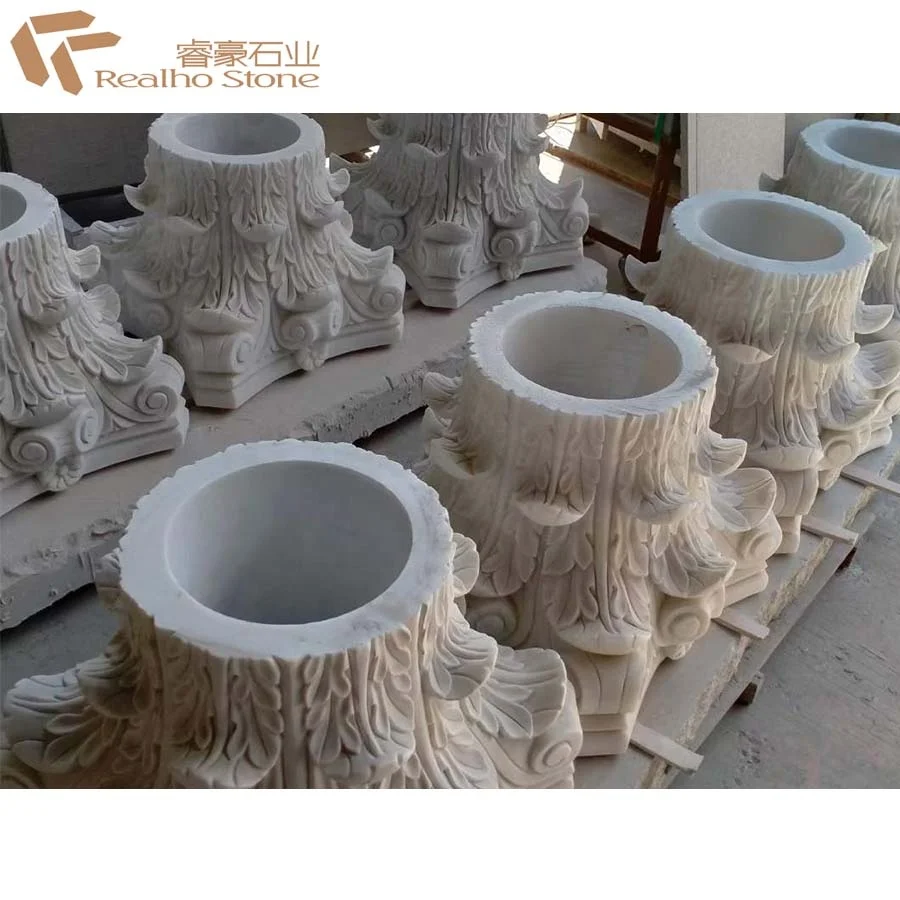 Marble Pillar Cap for Home