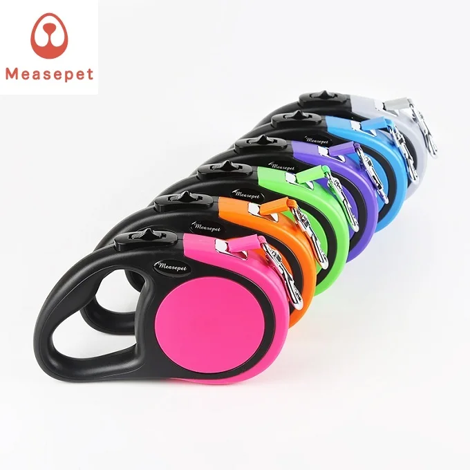 Adjustable Strong Ropes Dog Outdoor Training Running Walking Nylon Automatic Retractable Dog Leash/Leads