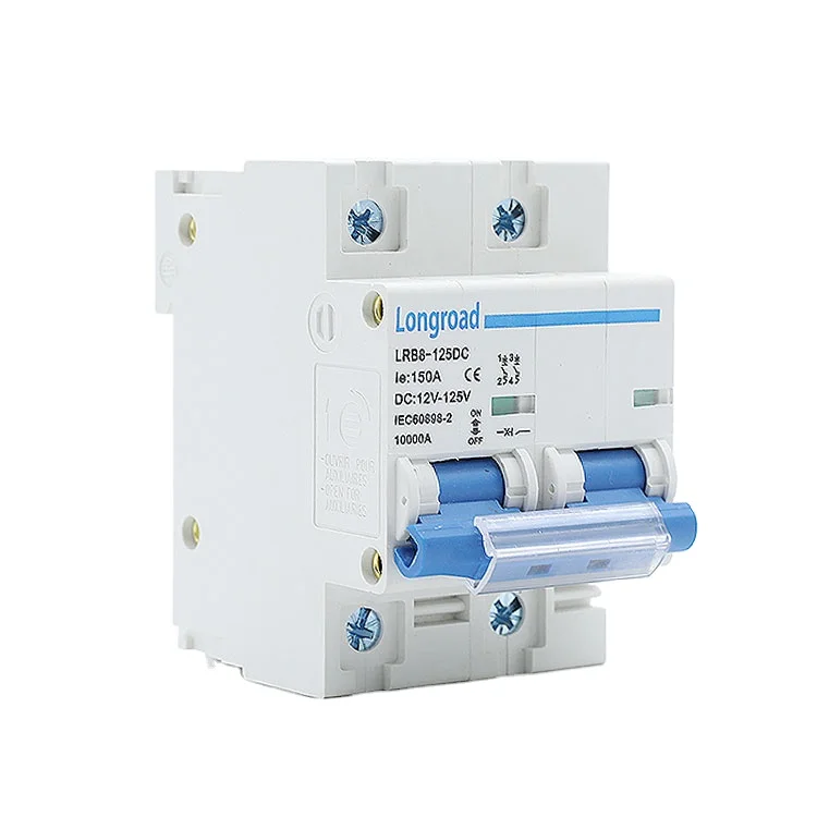 CE IEC Certificate Mcb 250a Molded Case 1p 2p 3p 4p Dc Miniature Circuit Breaker