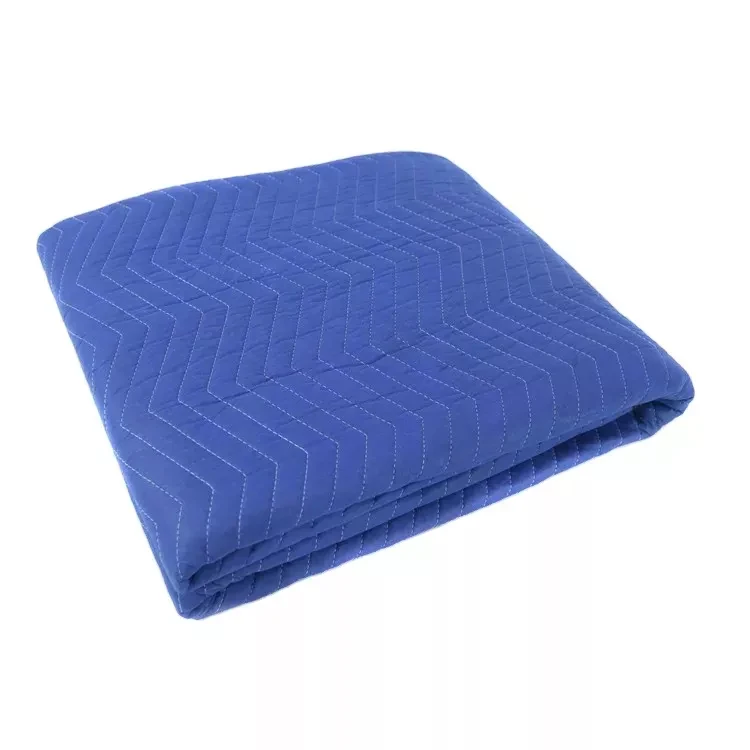 Hot Selling Durable Furnitset Moving Pads Custom Standard Size Moving Blanket Plain Waterproof Blanket Nonwoven Rectangular