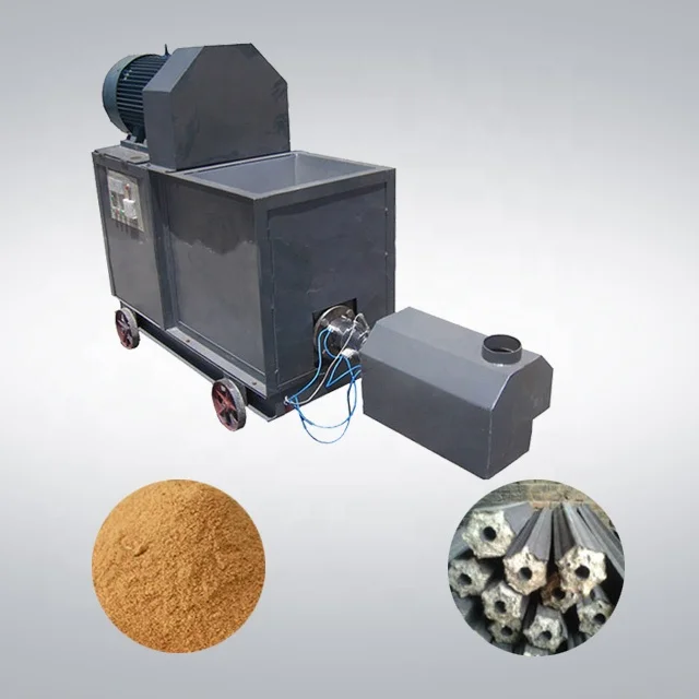 Charcoal/coal/coconut Shell/sawdust/straw/rice Husk Rod Shape Briquettes Barbecue Coal Rod Extruder Making Pressing Machine