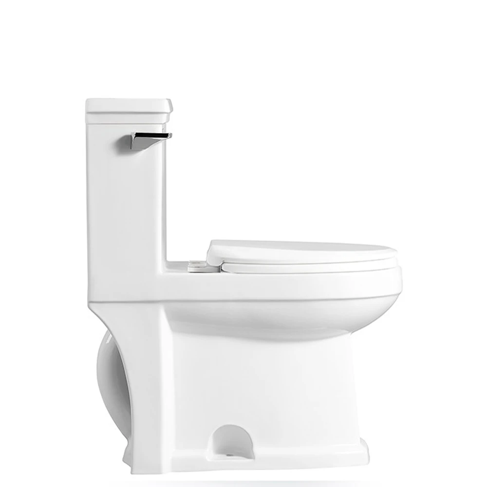 Wholesale chinese supplier siphon jet flushing one piece elegant design toilet