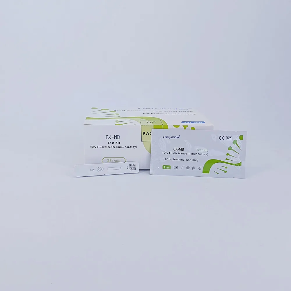 Lansionbio IVD Test Kit CK-MB POCT Reagent Immunofluorescence Quantitative Test Strip/Cassette