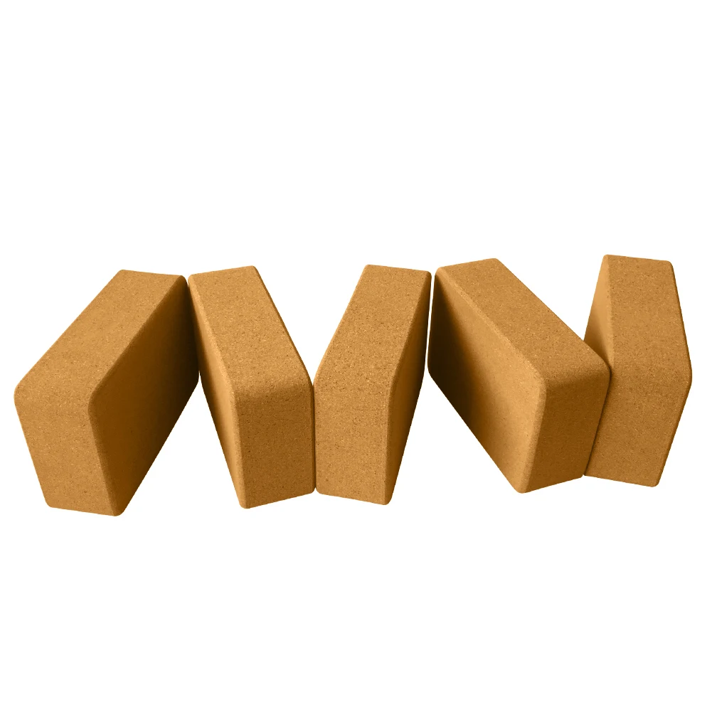 
Wholesale Eco-Friendly Yoga Blocks Natrual Cork Custom Yoga Block Cork Yoga Block 