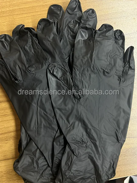 Disposable cleaning room beauty care tattoo salon nitrile vinyl synthetic gloves powder free kitchen nitrile vinyl blend gloves