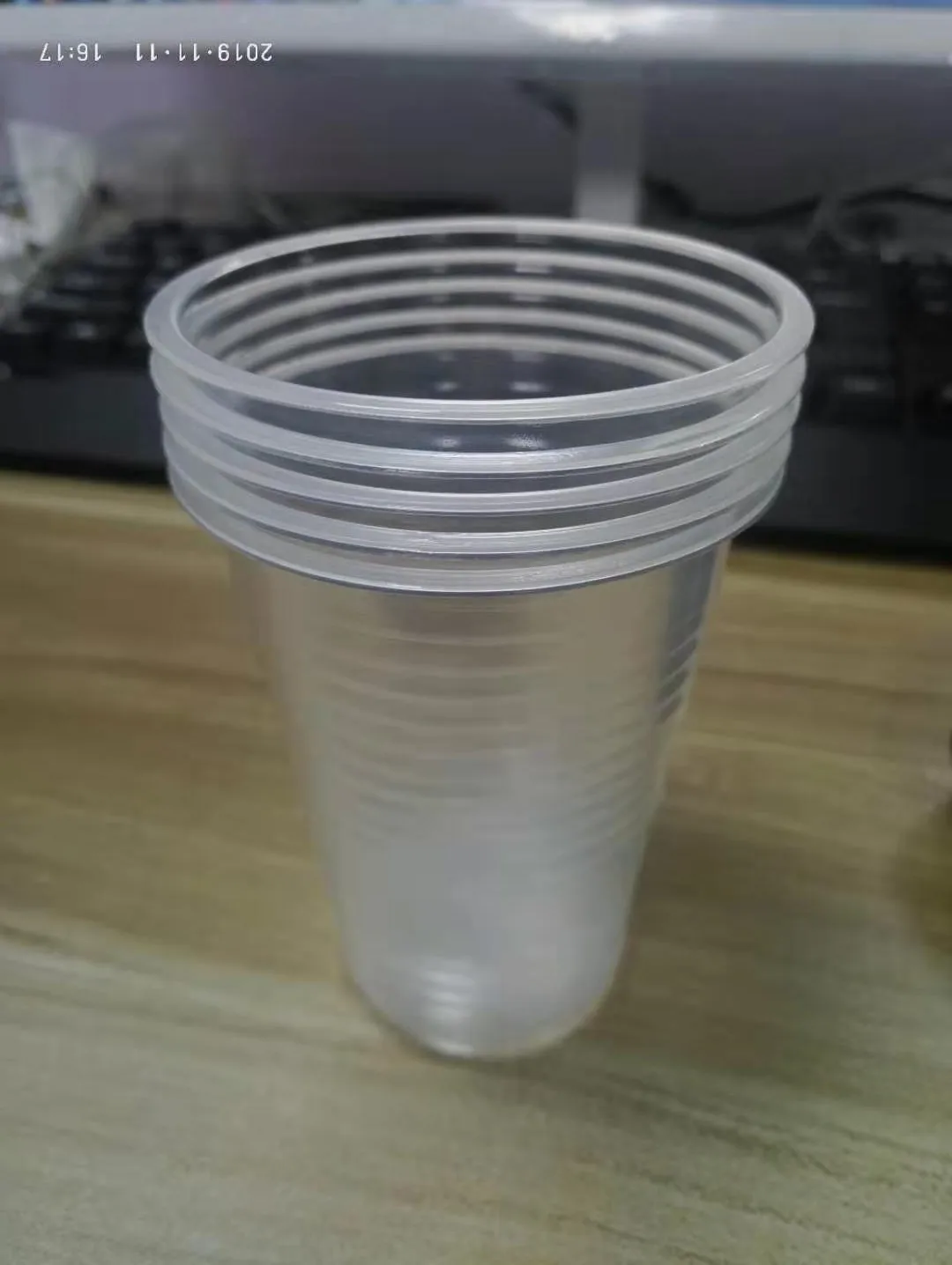 200ml ps white plastic cups/ aviation drinking 7oz 200ml pet disposable glass/7oz plastic cups disposable