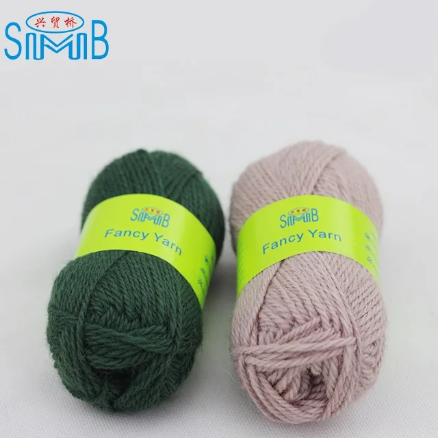 
suzhou huicai wholesale crochet lana for hand knitting 3 ply 100% wool yarn for knitting sweater 