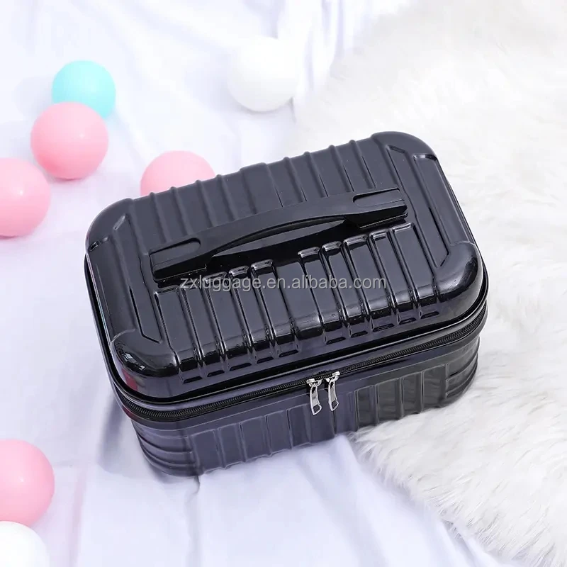 abs pc material luxury cosmetic bag 16inch mini make up bags cosmetic case